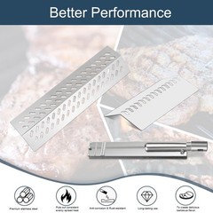 Stainless Steel Grill heat shield,Heat shield flame tamer and Grill burners f…