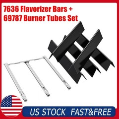 7636 Flavorizer Bar + 69787 Burner Set for Weber Spirit & Spirit II 300 Series