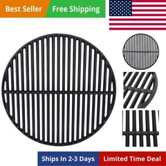 18 3/16″ Cast Iron Cooking Grate Replacement for Large Big Green Egg, Kamado …