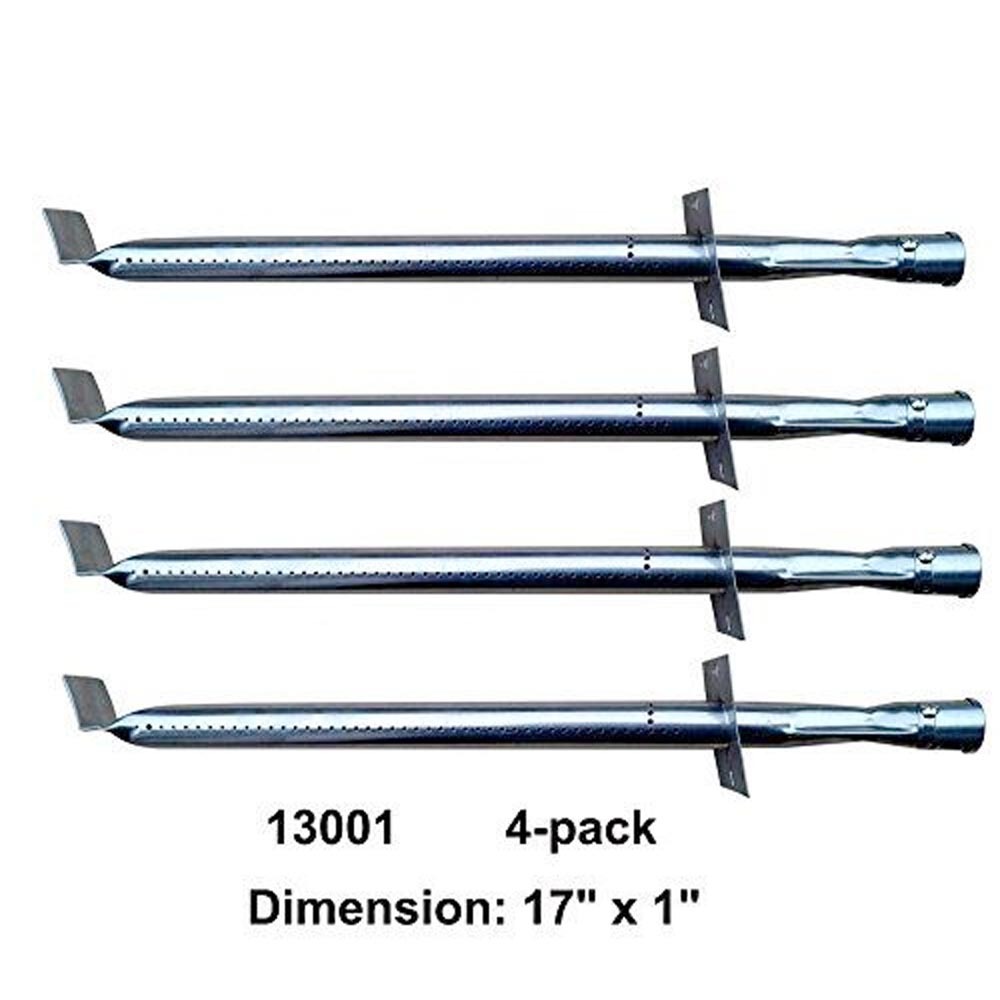 13001 4-pack Universal Stainless Steel Tube Burner Replacement for Jenn Air,