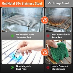 SUS304 Grill Grates for Weber Spirit E-310 and GS4 Spirit II 300 Series, Spirit