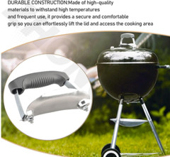 80672 Charcoal Lid Handle & Shield Kit Fits Weber Charcoal Grills (2015-Present)