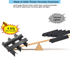 5PCS 15.3 Inch Flavorizer Bars for Weber Spirit Spirit II GS4 E310 E320 E330