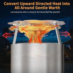 Heat Deflector for Solo Stove Bonfire, 19.5″ Solo Stove Bonfire Accessories, 304
