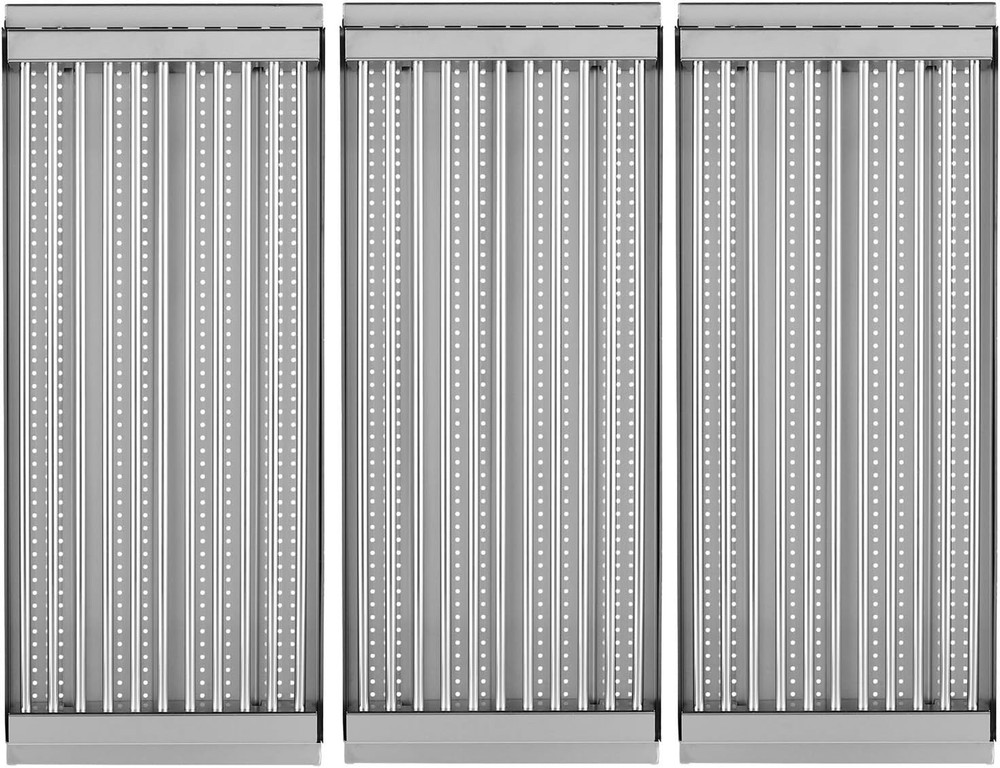 18 7/16″ x 7 5/8″ Stamped Cooking Grate & Emitter Set for Charbroil Tru-Infrared