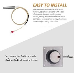 Igniter Replacement for 110V Green Mountain Daniel Boone Pellet Grill