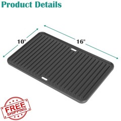 Cast Iron Grill Griddle for Weber Go-Anywhere Charcoal and Gas Grill, Flat To…