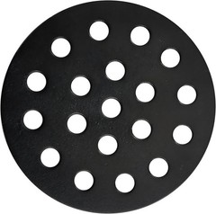 Round Cast Iron Fire Grate BBQ High Heat Plate for Large Big Green Egg Bottom…