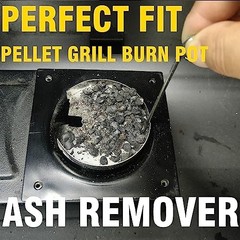 Heavy Black Enamel Fire Pot and Hot Rod Ignitor Kit Replacement Parts for Tra…