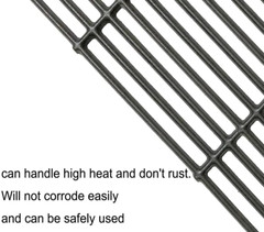 15″ Cast Iron Cooking Grid Grates Replace for Weber 7522 7521 Spirit 210 E210