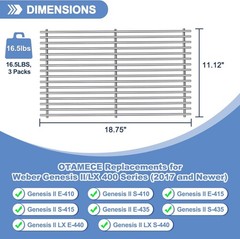 Weber Genesis II Grill Grates 66097 Flavorizer Bars 66041