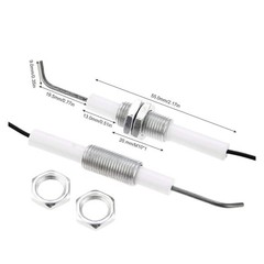 For Gas Fireplace Sparks Ignition Part Plug Ceramic Electrode with Wire