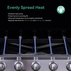 Grill Replacement Parts for Charbroil Performance 2 Burner 463625217 463625219 4