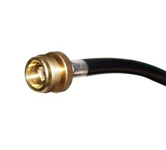 DOZYANT 5 FT Propane Hose Adapter with Tank 5 feet length, Black