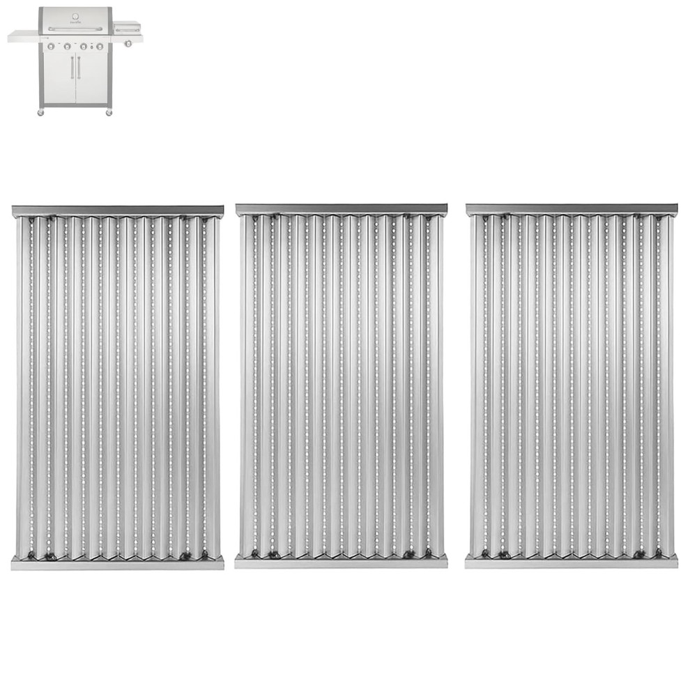 Stainless Steel Cooking Grid 3-Pack 17″x10″ for Charbroil Emitter Replacement
