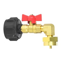 1Pcs QCC1 Safest LP Gas Refill Adapter for 1 LB Camping Grill Tank Cylinder