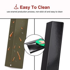 Gas Grill Heat Plate Shields for Brinkmann 8103660S 15 3/8 Inch 5 PCS