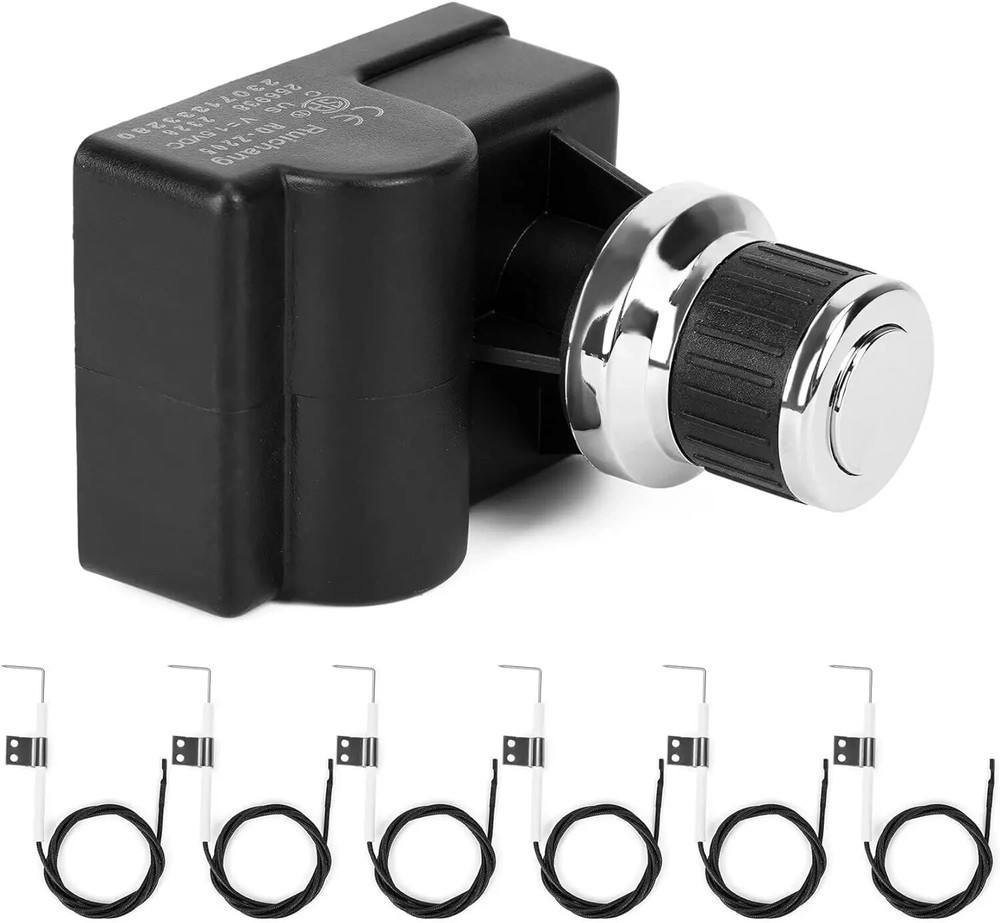 Grill Spark Igniter 5 Outlet Push Button Replacement for Nexgrill 720 0830/0888