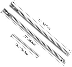 Hisencn 7507 Grill Burner with 7535 Flavorizer Bars for Genesis Silver A,…