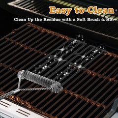 Cast Iron Grill Grates 17.5 Inch for Weber Spirit 300 Series BBQ Cooking Grids
