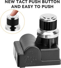 Onlyfire 6 Outlets Universal Spark Generator Tact Push Button Switch Igniter BBQ
