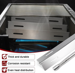 Grill Heat Plates Burner Tube Replacement for Napoleon Prestige 500 P500RSIBPK-3