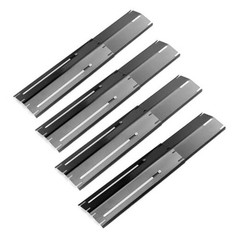 Universal Grill Heat Plates, Adjustable Heat Shield Tent, Burner Covers, 4-Pack