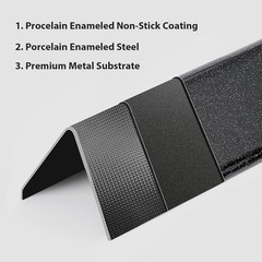 15.3 Inch Porcelain Flavorizer Bars for Weber Spirit I II 200 Series E210 S210