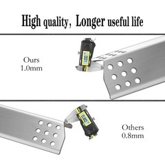 Kalomo 15 1/8 x 3 1/4”Grill Heat Plates Parts for Master Forge 1010048 Models…