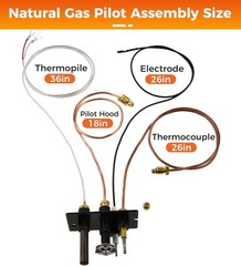 10002264 Natural Gas Pilot Assembly – SRV10002264 & 2103-010 Replacement for Maj