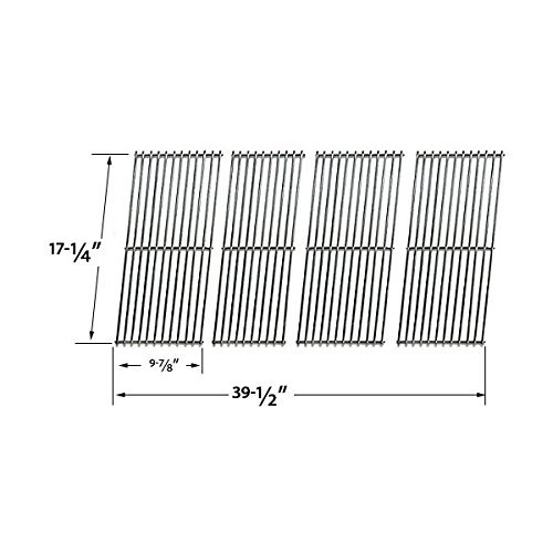 Stainless steel cooking grid for Aussie 69F6U00KS1, Duro 780-0390 grill models
