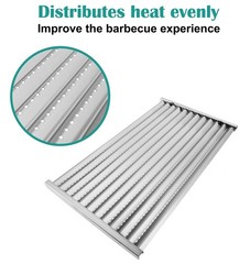Cast Iron Grill Grates and Stainless Steel Emitter Plates for Charbroil Comme…