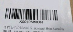 15FT 3/4″ ID Natural Gas Hose Quick Connect for Grills Heaters Generators LP NG