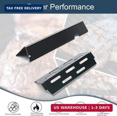 7 Flavorizer Bars&4 Heat Deflectors for Weber Genesis II 410/440 Porcelain Steel