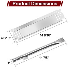Grill Lid Thermometer Replacement Parts for Nexgrill 4 Burner 720-0830H, BBQ …