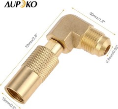 3/8″ Male Flare Propane Adapter for Blackstone Grills – 90-Degree Elbow Design