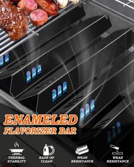 15 inch Grill Heat Plates Parts for Dyna-Glo DGF493BNP DGH483CRP, Backyard BY…