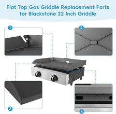 Griddle Replacement Top for Blackstone 22 Inch 1666 1813 2203 2304 Tabletop Repl