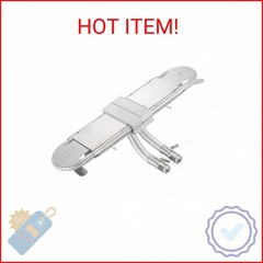 YIHAM Universal Grill Replacement BBQ Adjustable Bar Burner Oblong Tube Burner f