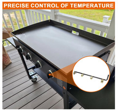 36 Inch Griddle Burner Control Valve with Gas Rail for Blackstone Flat Top