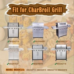 Stainless Steel Cooking Grid 3-Pack 17″x10″ for Charbroil Emitter Replacement