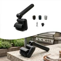 Electric Grill Brush Adjustable Angle Design for Charcoal Electric Grills