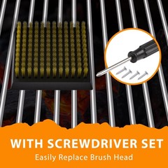 ENLOY Copper Wire Grill Brush Replacement Head, Head