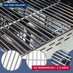 Grill Parts for Nexgrill replacement parts 2 Burner 720-0864 720-0864M,Stainless