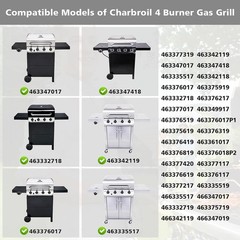17.75″ Burner Replacement Parts for Charbroil Performance 4 Burner Gas Grills