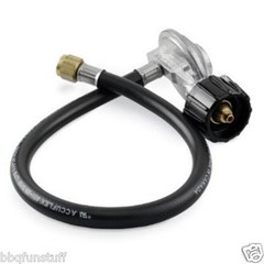 Gas Grill LP Propane Regulator with 20″ Long 5/16″ Hose 3/8″ Female Flare New