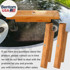 3Pack Cherry Wood Replacement Handle for 22.5″ & 18.5″ One Touch Grills Compatib
