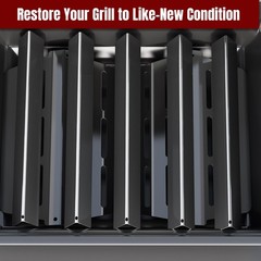 5xP 17.5″ Front-Control Flavorizer Bars for Weber Genesis 300 Durable Easy-Clean