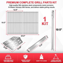 Grill Parts Kit for Weber Genesis 300 330 Series Genesis E330 E310 S310 S330 EP3