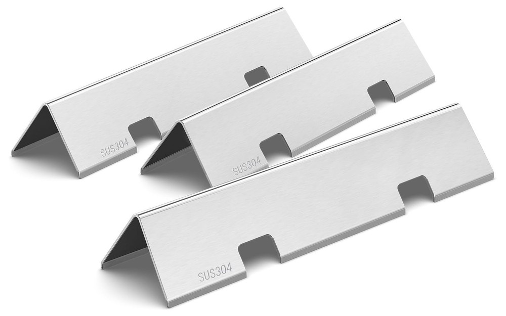 QuliMetal SUS304 15.3″ Flavorizer Bars for Weber GS4 Spirit II 200, Spirit II…